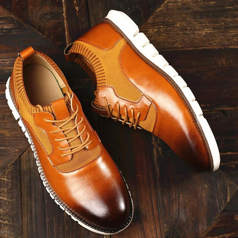 Leichte und atmungsaktive Herren-Sneaker - Lässiger Schnürstil