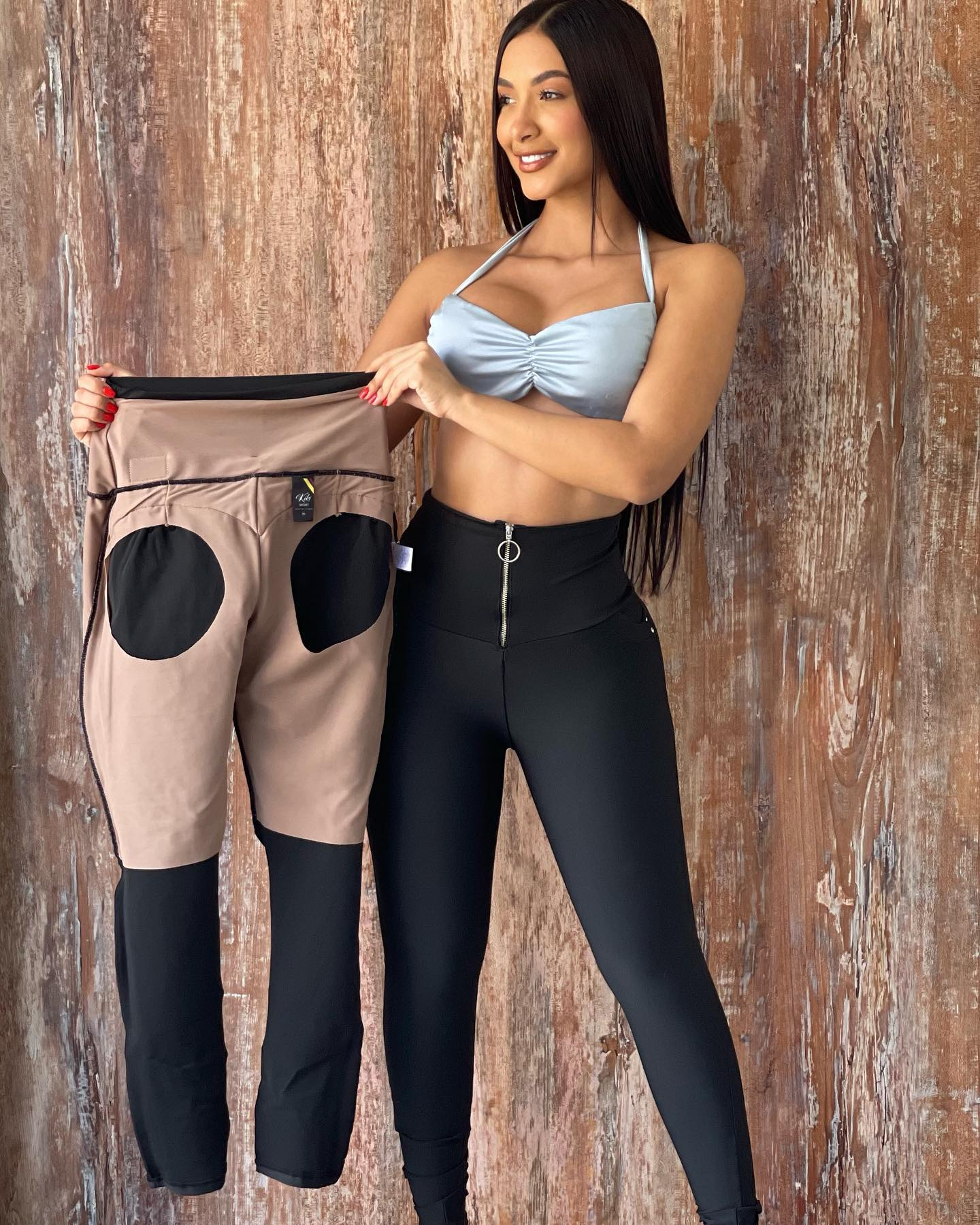 Megan - Bauch-Control-Reißverschluss Po-Lift-Hose