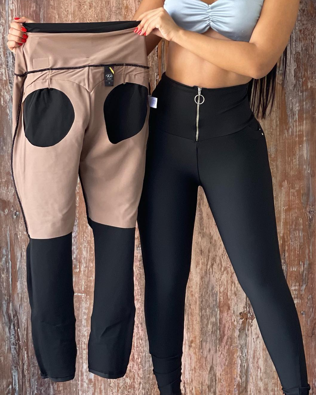 Megan - Bauch-Control-Reißverschluss Po-Lift-Hose