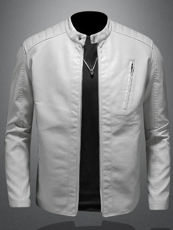 Russell - Premium Herren Biker Lederjacke