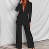 Yvonne - Langarm Blazer Hosen-Set Für Damen