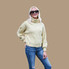 Beulah - Rollkragenpullover mit schnürung