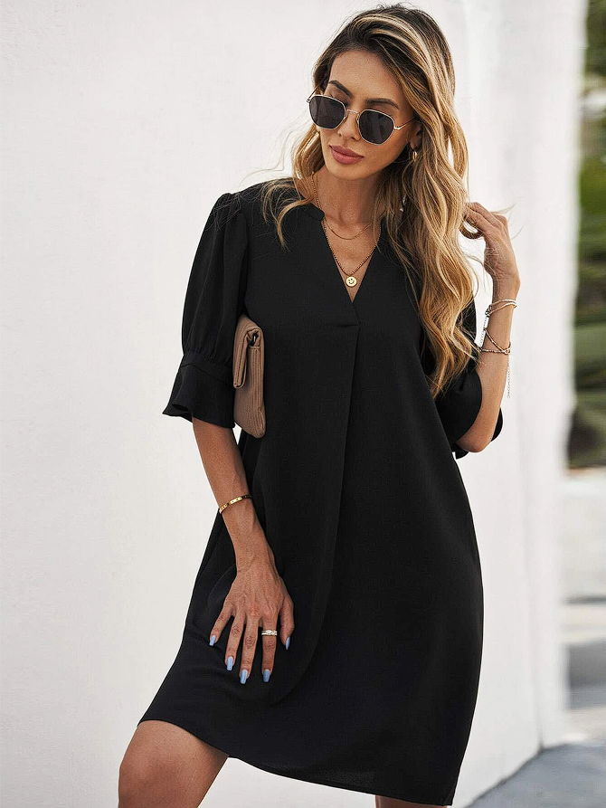 Luisa - Schickes bequemes Sommerkleid