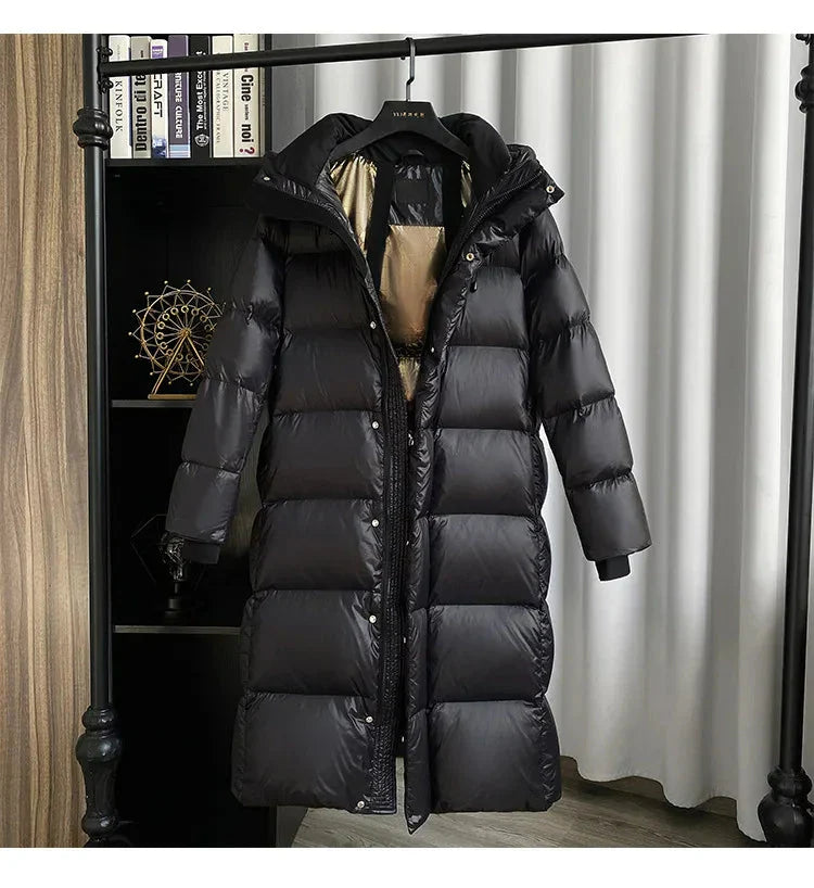 Perry - Dicke puffer kappuzen-daunenjacke