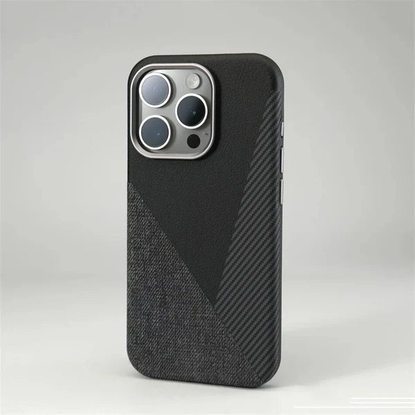 MagSafe Leder-Handyhülle mit Kameraschutz und Anti-Fingerabdruck