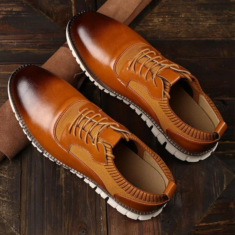 Leichte und atmungsaktive Herren-Sneaker - Lässiger Schnürstil