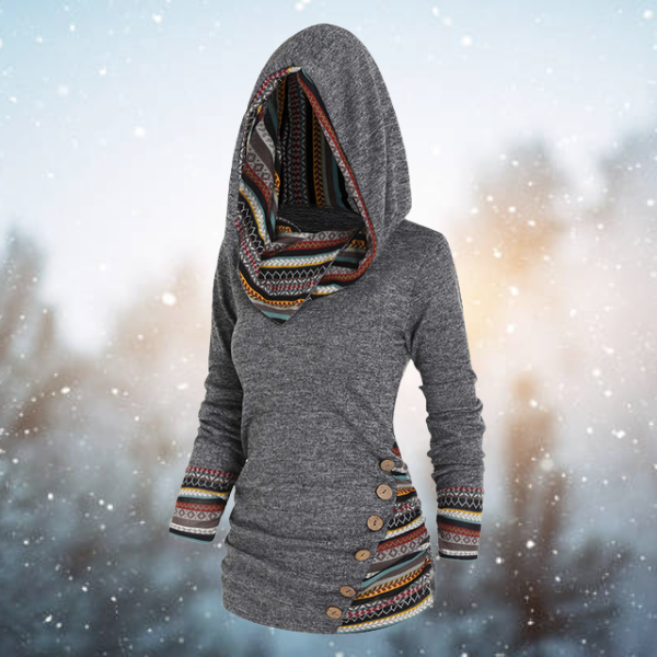 Adaline - Tribal-Kapuzenpullover