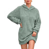 Hazel - Bequemes Casual Hoodie-Kleid