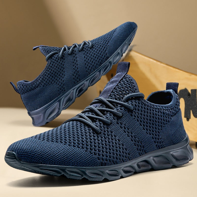 Sportliche Sneakers für Herren mit Mesh-Obermaterial und gepolsterter Sohle