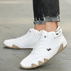 Orthopädische rutschfeste Sneaker mit Klettverschluss und Schnürsenkeln