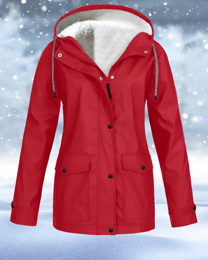 Emily - Wasserdichte warme jacke