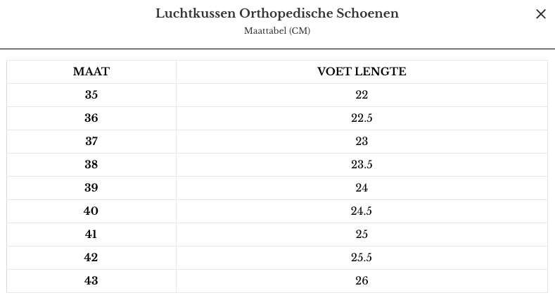 Beau- e Schuhe mit Luftpolsterung