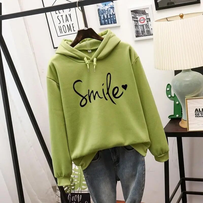 Bedruckter Kapuzenpullover für Damen