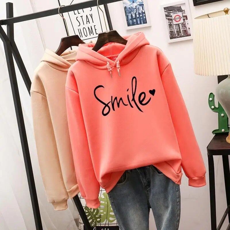 Bedruckter Kapuzenpullover für Damen