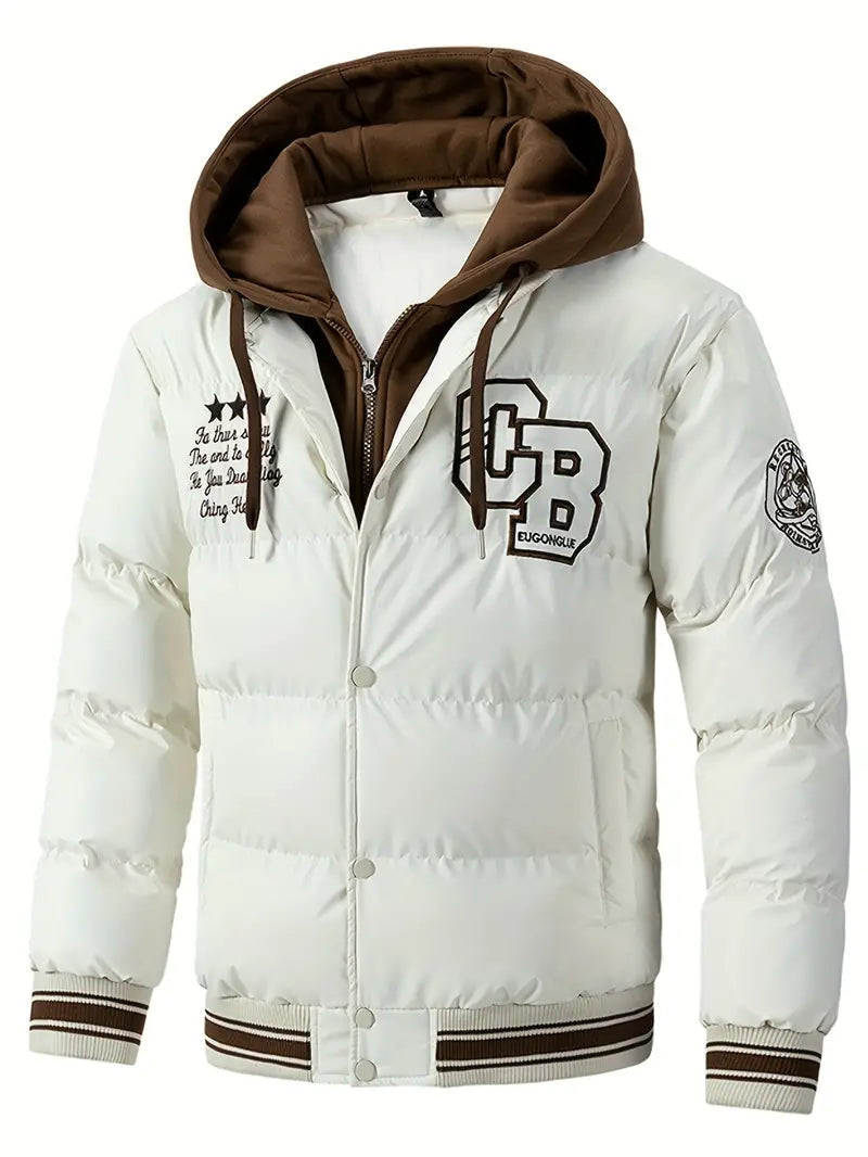 Bruno - Lässige herrenjacke mit kapuze