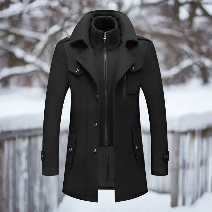 Royal - Extra dicker wintermantel mit hohem kragen