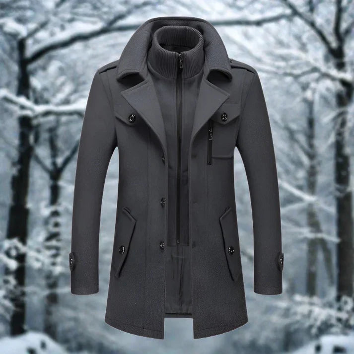 Royal - Extra dicker wintermantel mit hohem kragen