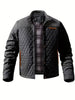 Kaleb - Wattierte herrenjacke mit stehkragen