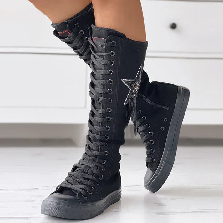 Beryl - Modische Schnürstiefel für Damen
