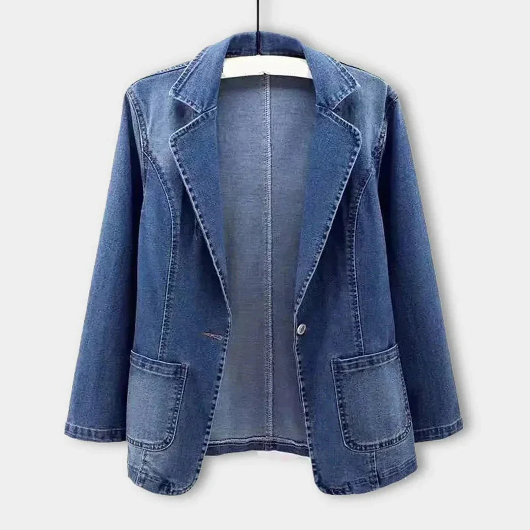 Antwon - Moderner Taillierter Denim-Blazer