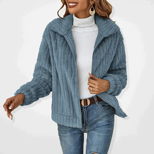 Kaylin - Luxus teddyweste für damen