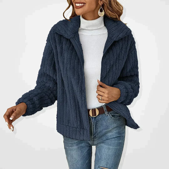 Kaylin - Luxus teddyweste für damen