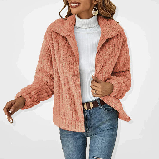 Kaylin - Luxus teddyweste für damen
