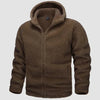 Kieran - Herren fleece-jacke mit kapuze