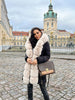 Eden - Stylische jacke mit kapuze gürtel und verstellbarer taille