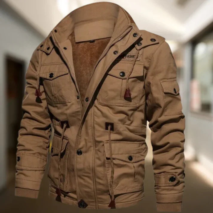 Irving - Exklusive bomberjacke mit weichem futter für herren
