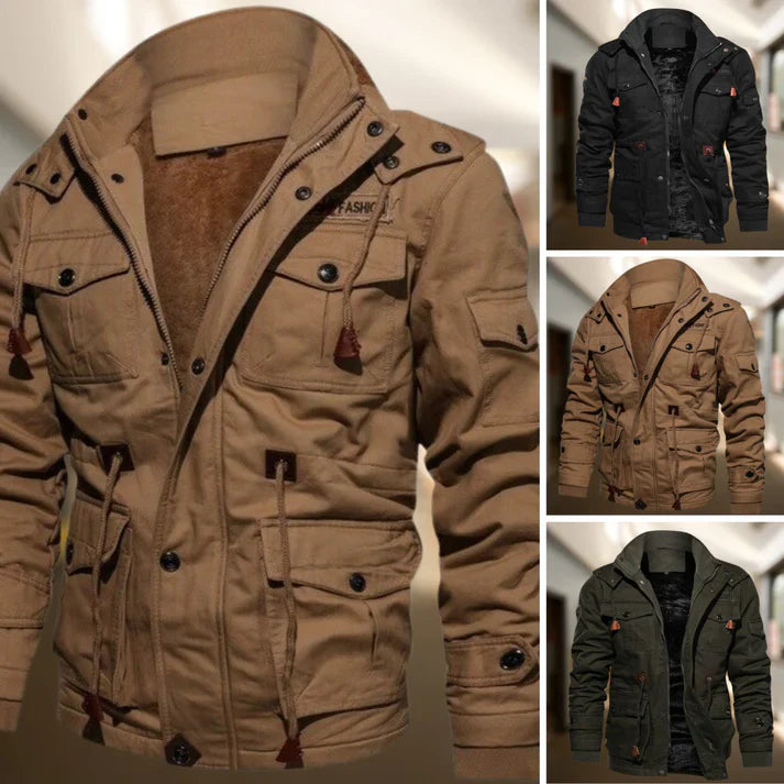 Irving - Exklusive bomberjacke mit weichem futter für herren