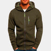 Leonidas - Herren sweatshirt mit kapuze und reißverschluss