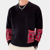 Marvin - Moderner herrenpullover mit tribal-design