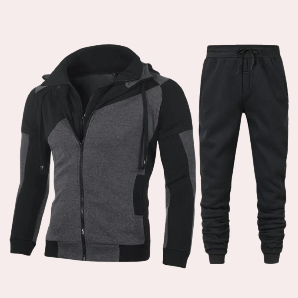 Tavon - Modisches 2 teiliges jogginganzug set für herren