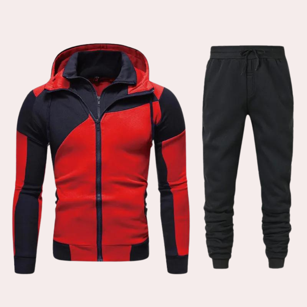 Tavon - Modisches 2 teiliges jogginganzug set für herren
