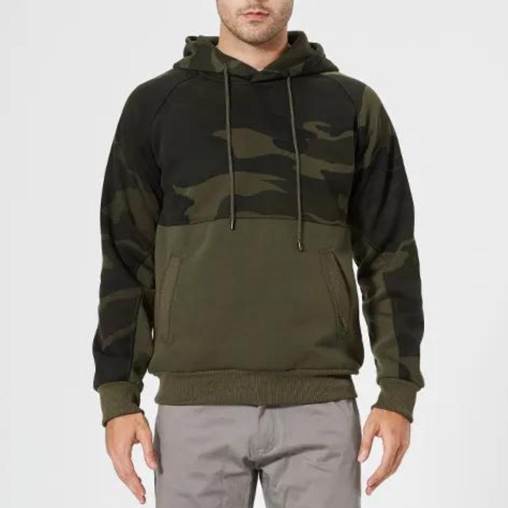 Charles - Verstellbarer camouflage-hoodie für herren