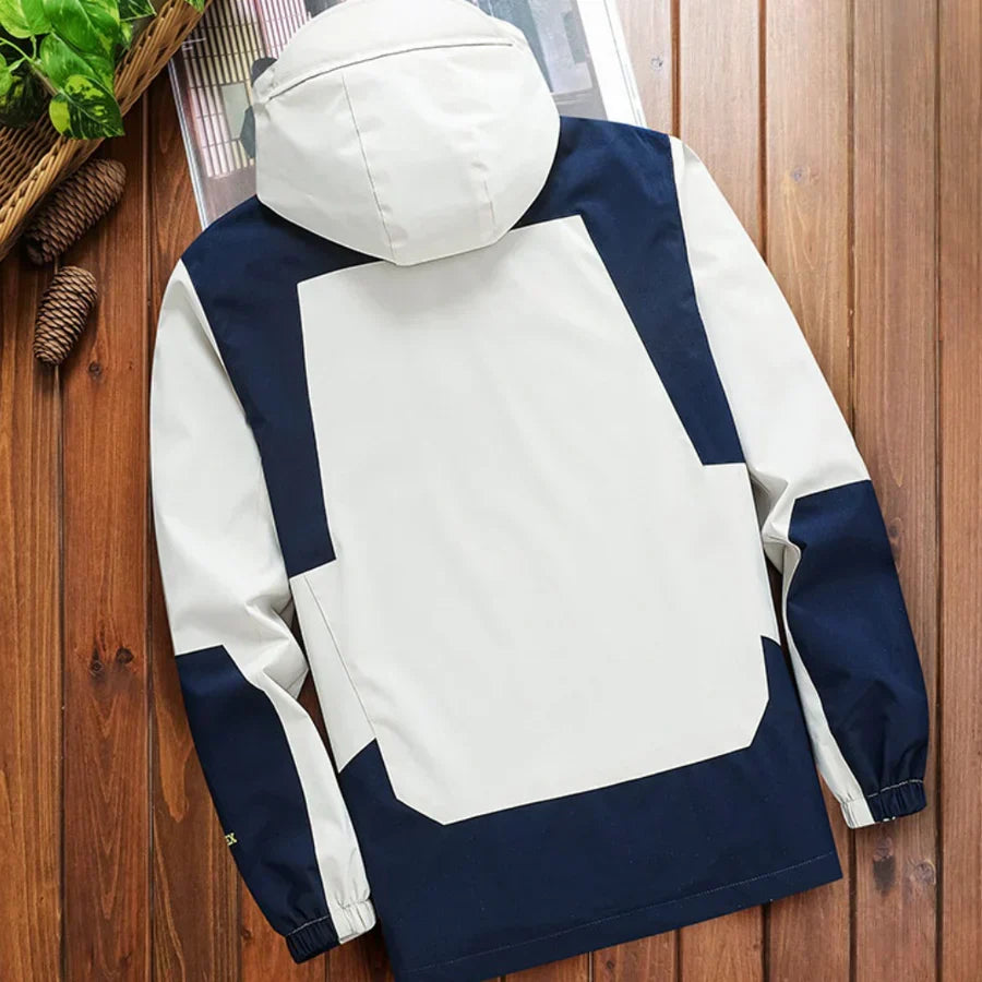 Horace - Praktische herren-windjacke mit kapuze