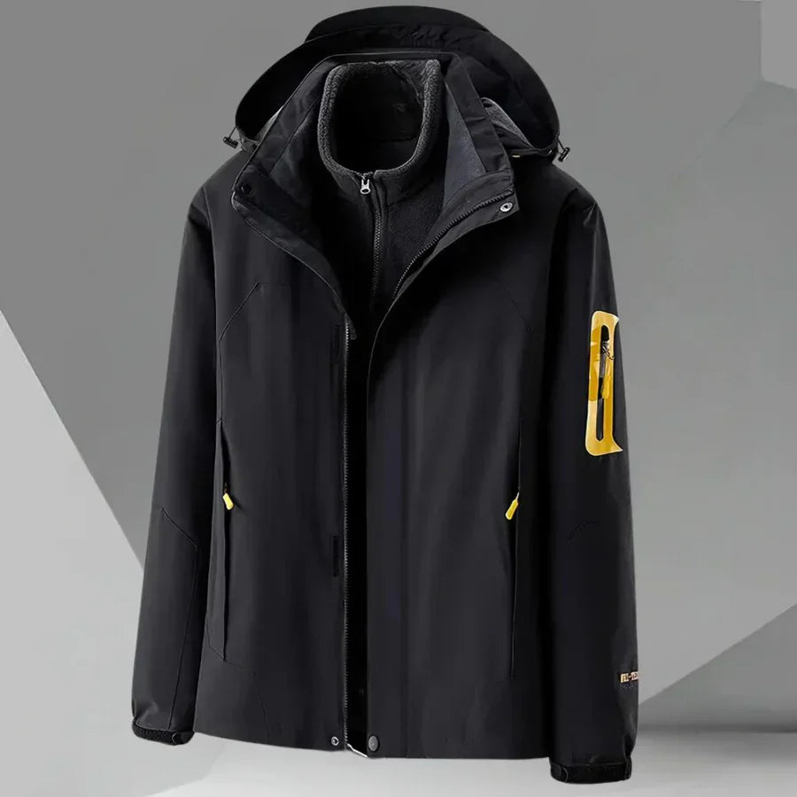 Horace - Praktische herren-windjacke mit kapuze