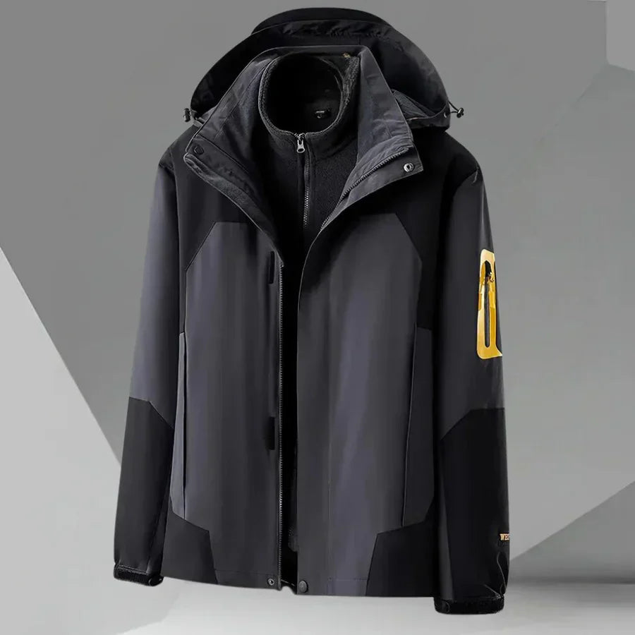 Horace - Praktische herren-windjacke mit kapuze