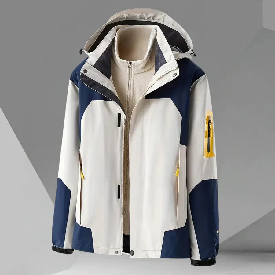 Horace - Praktische herren-windjacke mit kapuze