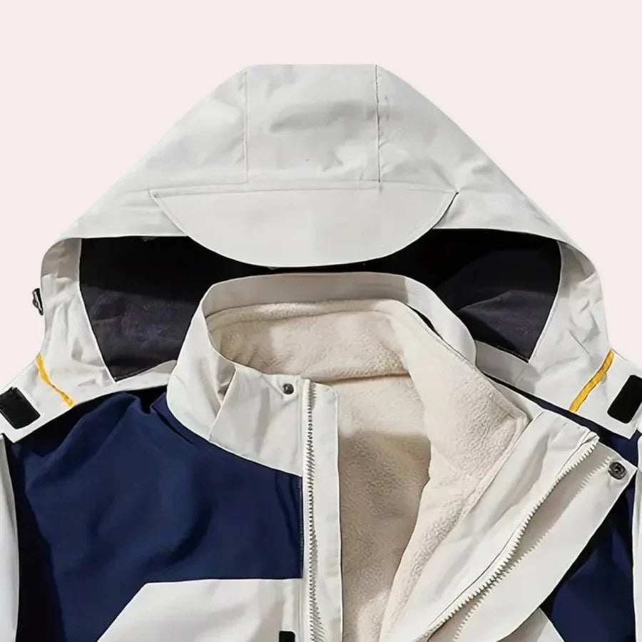 Horace - Praktische herren-windjacke mit kapuze