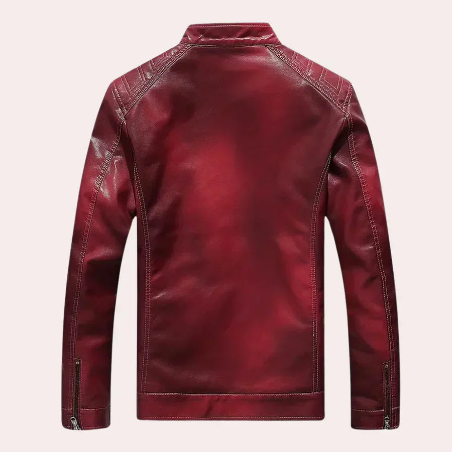 Devin - Elegante herrenjacke mit stehkragen