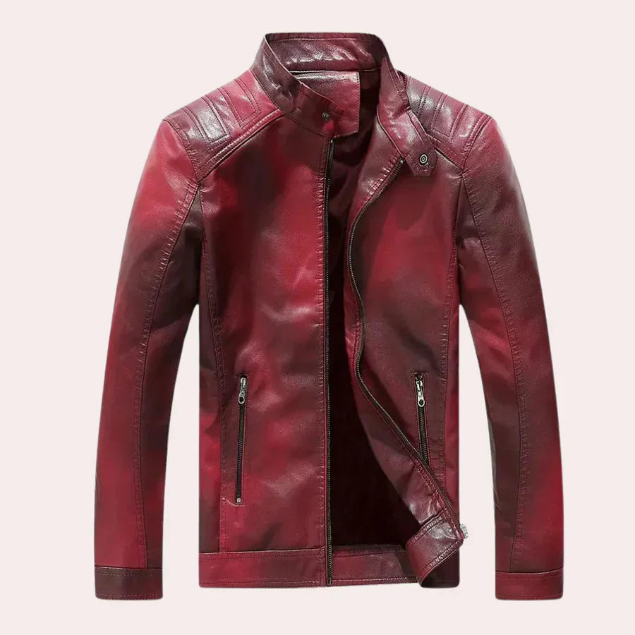 Devin - Elegante herrenjacke mit stehkragen