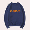 Fiona - Damen Halloween-Pullover mit Kürbis-Motiv