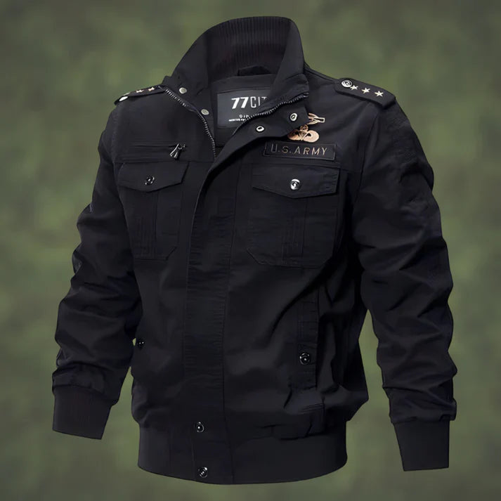 Calvin - Exklusive Army-Bomberjacke Für Herren