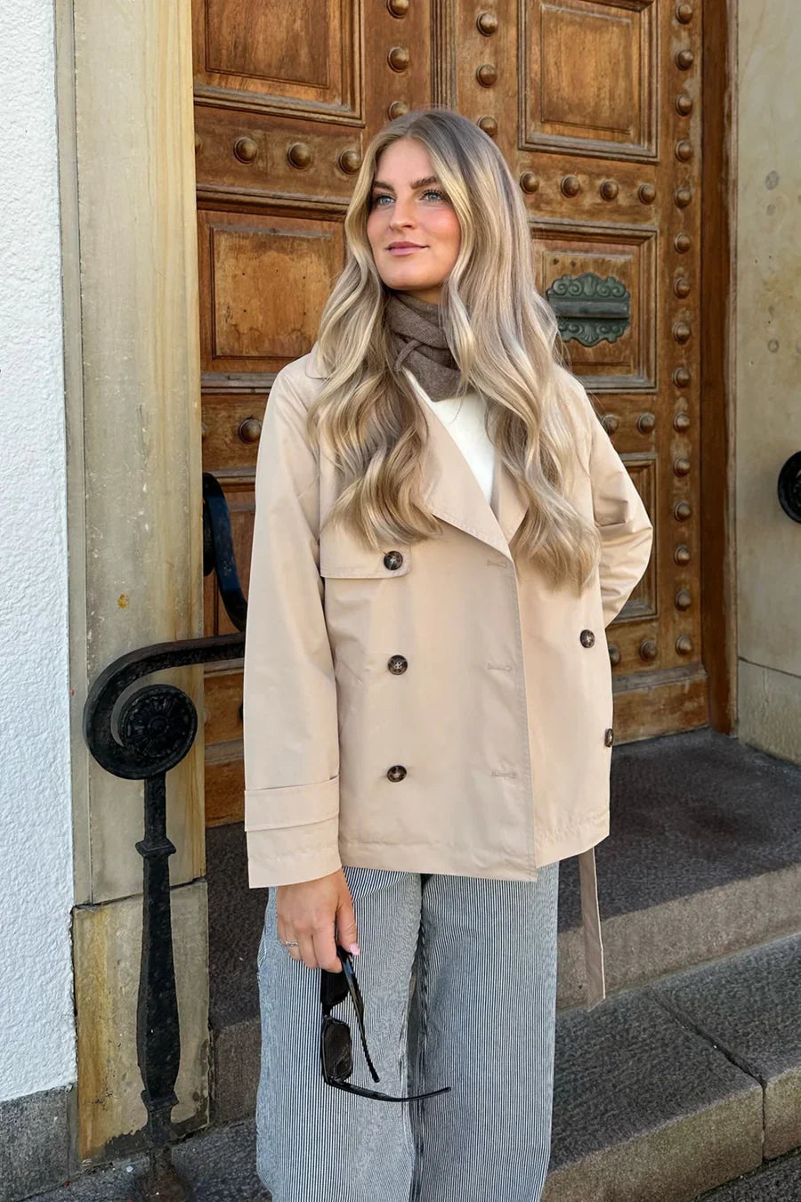 Carmen - Lammfelljacke für damen mit lockerem schnitt
