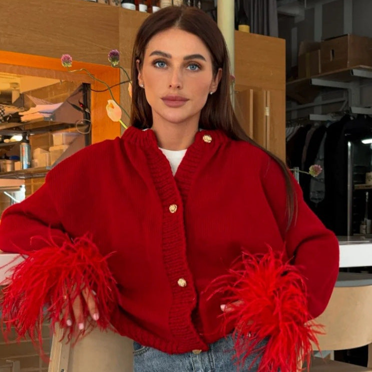 Casual Cardigan mit Fransen für Damen