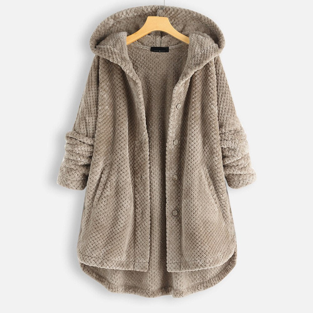 Emmett - Übergroße kapuzenjacke für frauen