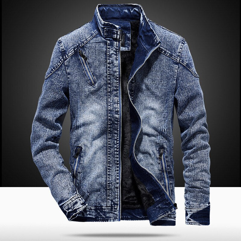 Kelton - Lässige baumwoll-jeansjacke für herren