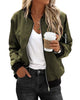 Luisa - Stylische klassische bomberjacke mit taschen